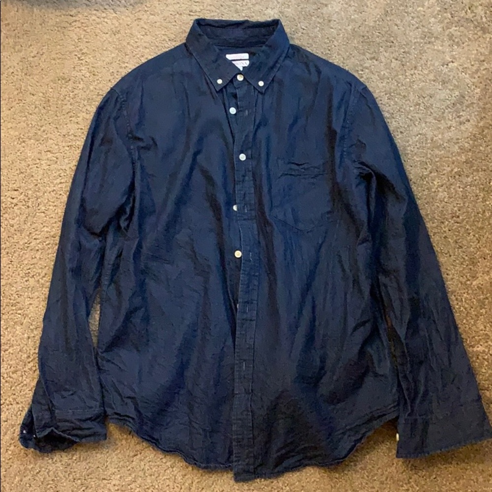 Navy Merona button-down